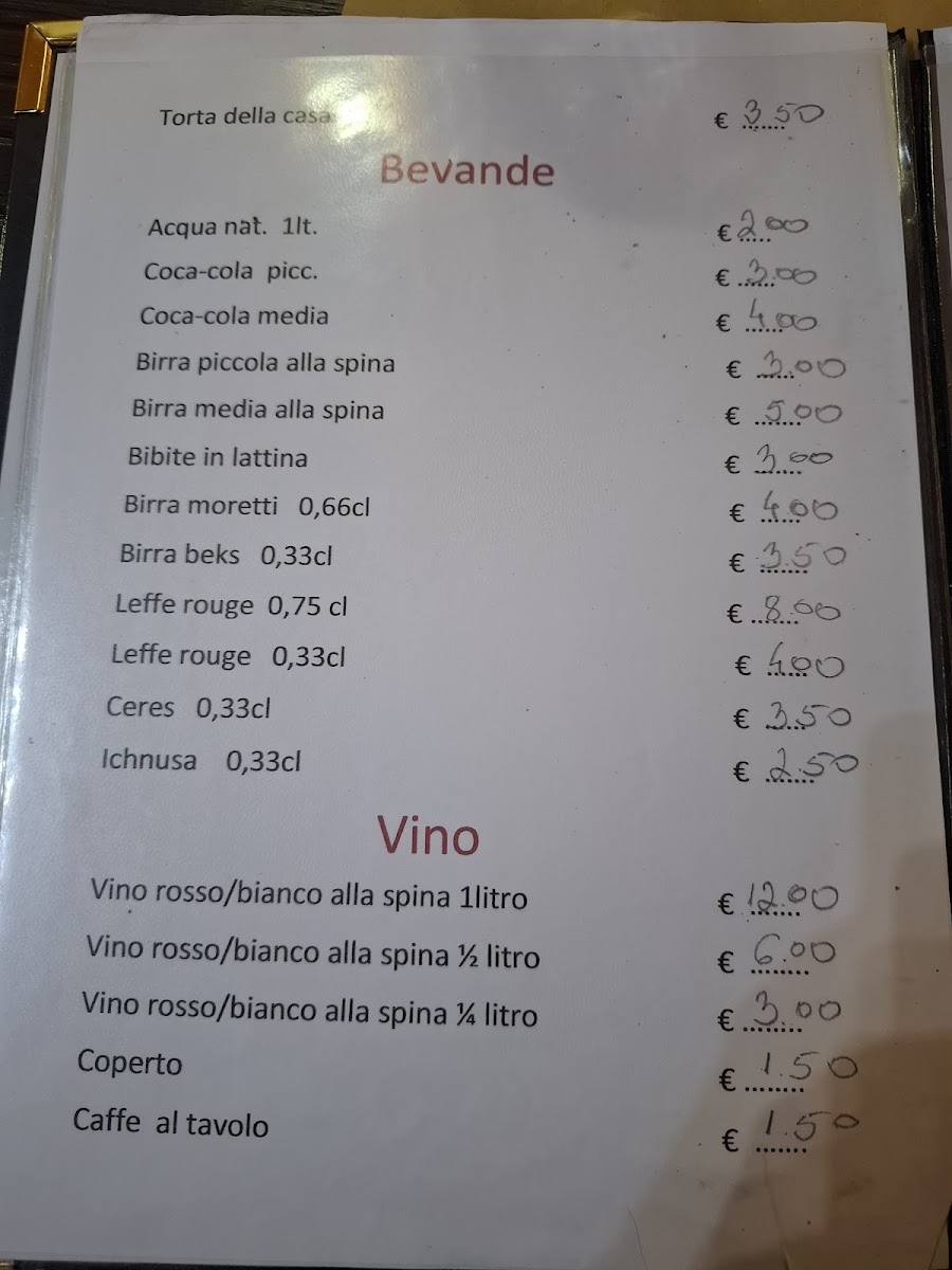 Menu La Venaria Reale-2